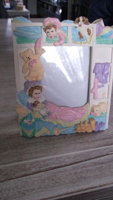 porta fotos de criança