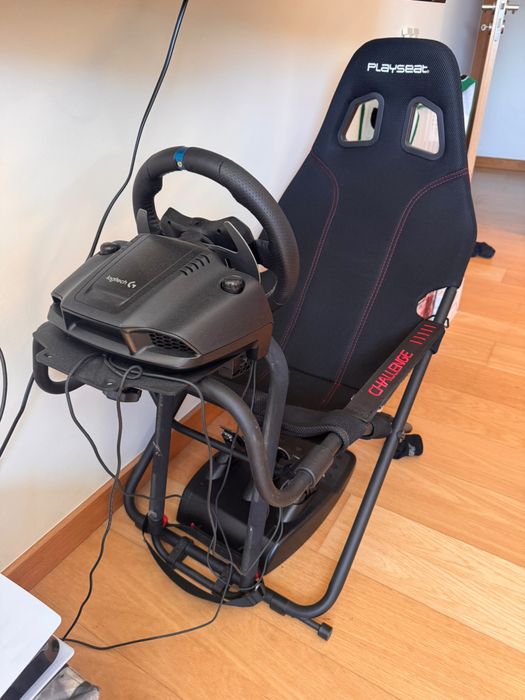 Setup de racing completo PS5 com Seat
