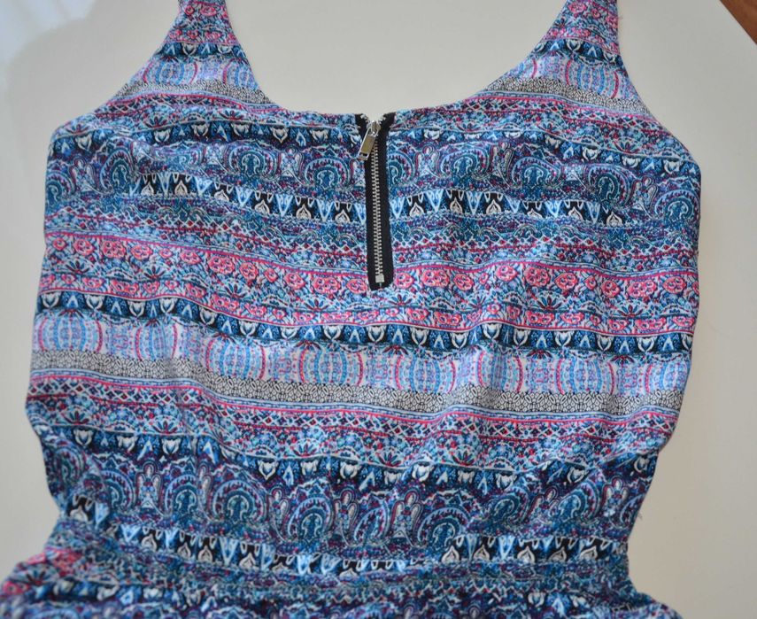 Letnia sukienka damska - rozmiar M- aztecki wzór-stan idealny