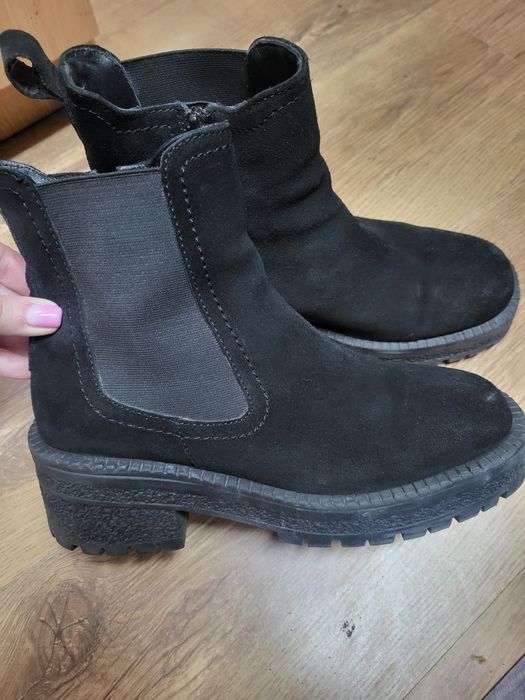 Trapery botki Venezia skóra r.37