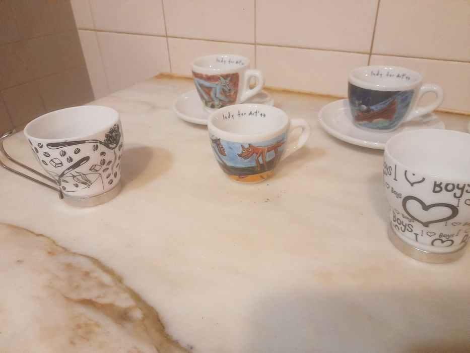 Conjunto de  Chávenas de Café IPA Indy for Art'97/Outras