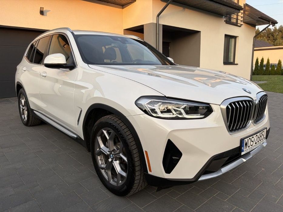 BMW X3 skóra, panoramiczny dach, ambiente,czarna podsufitka