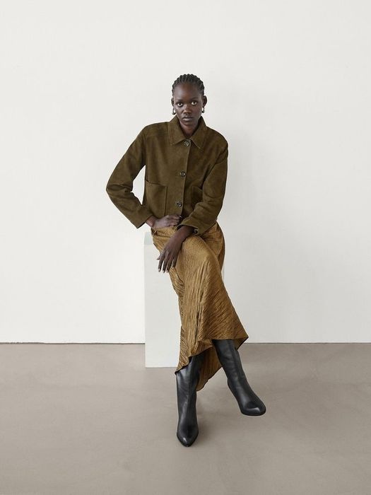 Massimo Dutti довга жата спідниця