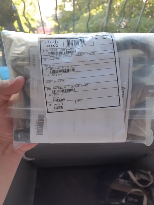 Блок питания Cisco для точки доступа (AIR-PWRINJ4)