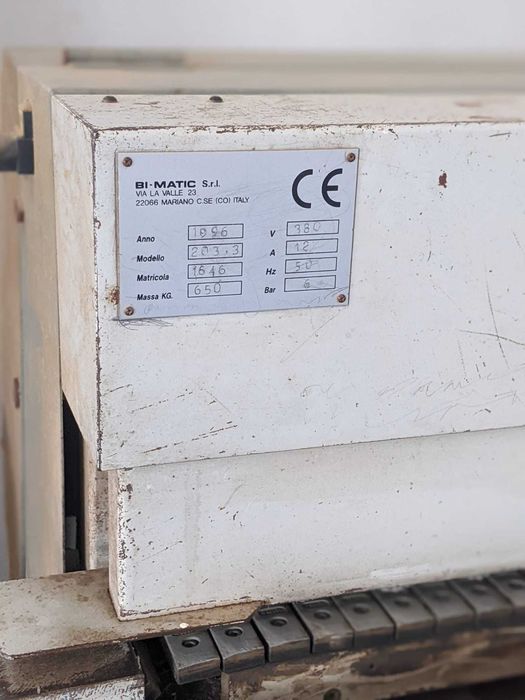 Máquinas de carpintaria - Orladora Bi-Matic - Modelo 203.3