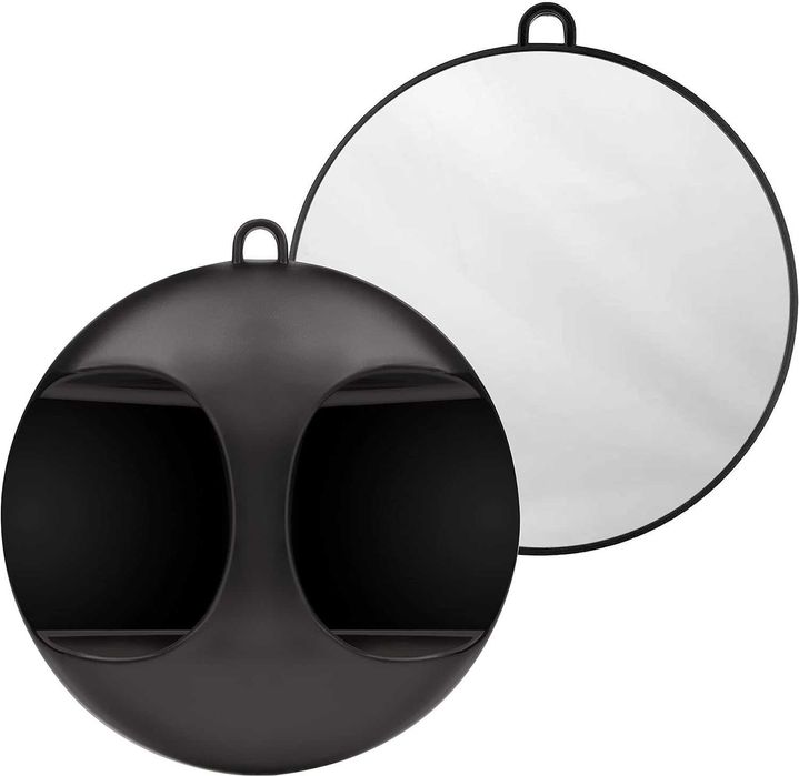 Kurtzy Lekkie Okrągłe Podręczne Lusterko Trzymaj w Ręku lub Zawieś