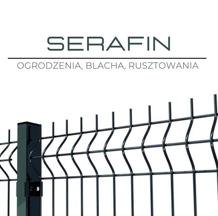Ogrodzenie panelowe fi4 H-1230 + podmurówka 62 zł mb - Montaż
