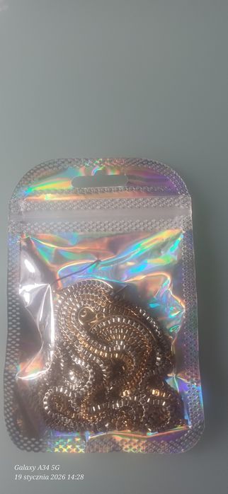 Nowe kolczyki wiszące złote