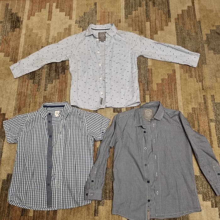 Chłopięce koszule wizytowe rozmiar 128