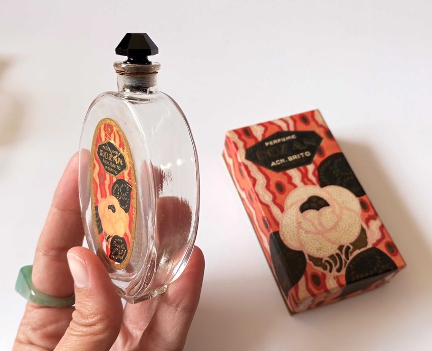 Antigos frascos de cosmética Ach. Brito Porto coleccionáveis