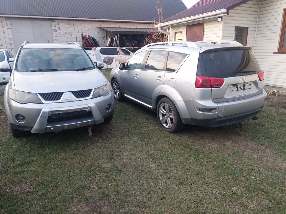 бампер двері кришка капот фари крило кпп скло peugeot 4007 XL розбірка