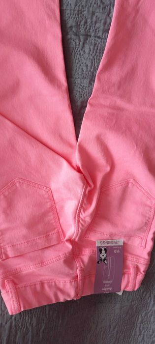 Spodnie różowe Sinsay 116