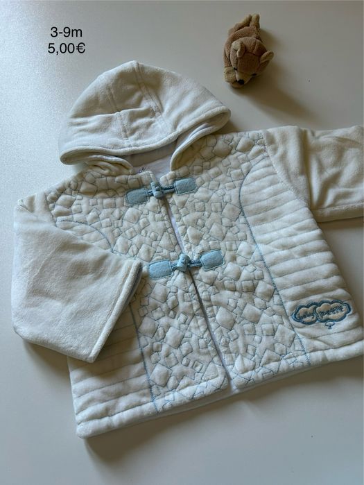 Casacos para bebé 0 meses aos 6 meses