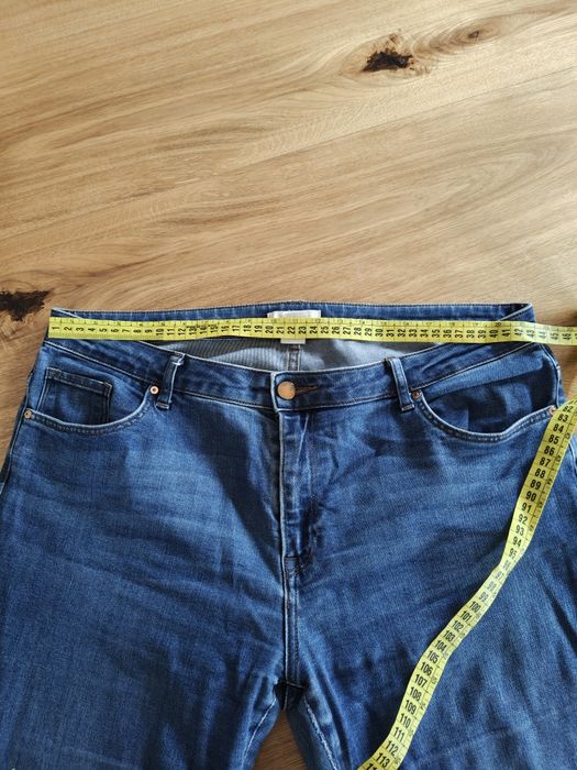 Spodnie jeansowe damskie slim stretch  h&m r.44