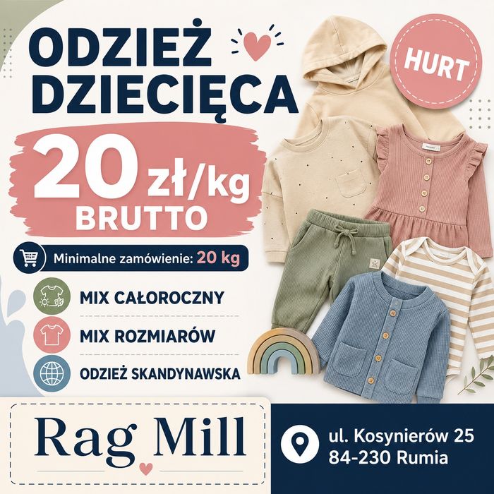 Hurt odzież dziecieca