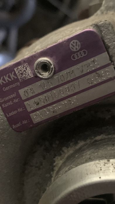 TURBO tutbosprężarka Seat Exeo 2.0TDI CR 120KM 143KM