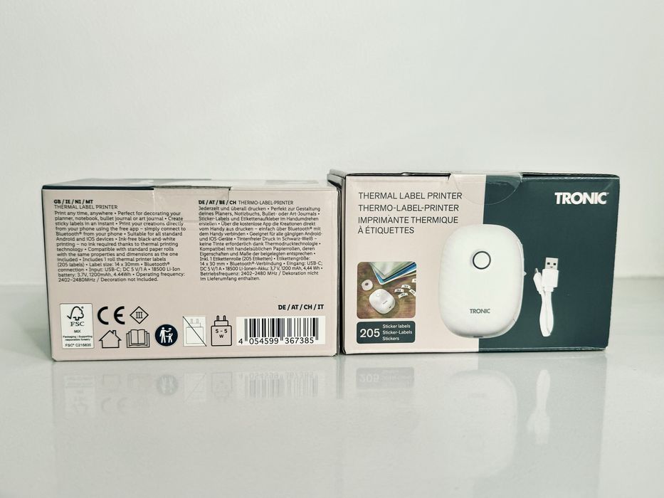 Мобільний термопринтер етикеток TRONIC