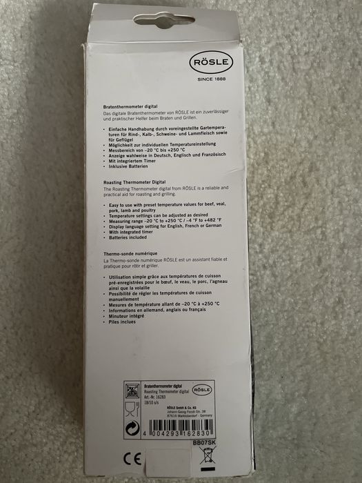 RÖSLE Cyfrowy termometr do smażenia