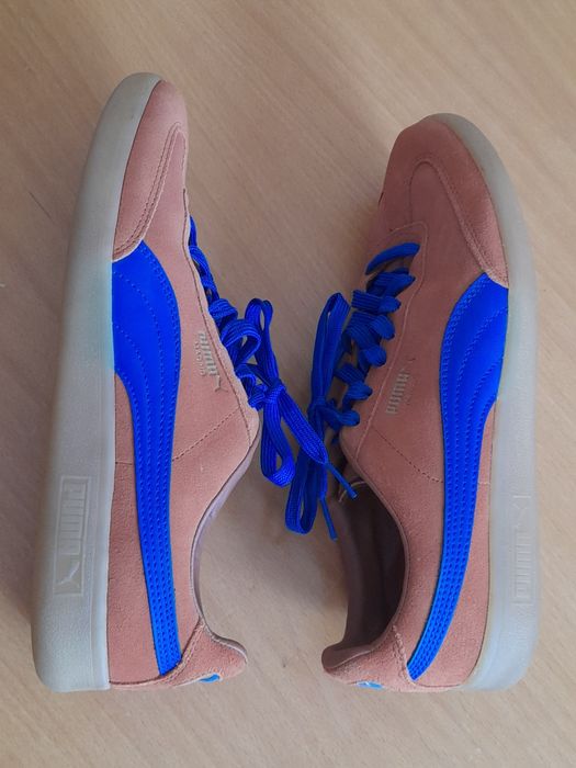 Puma Retro Suede Laranja/Azul – Tamanho 42