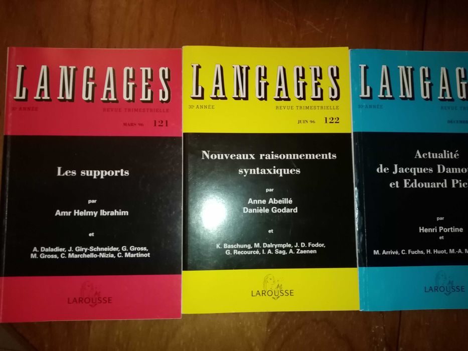 Revue D´Histoire Littéraire France Revista do Livro 1 e 2 Langages