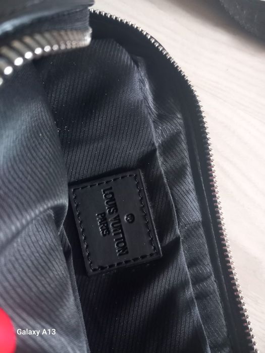 Louis Vuitton monogram czarna torebka na ramię