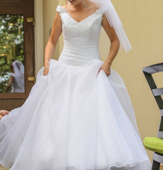 Suknia ślubna oryginalna nietypowa AGORA rozm. S/M