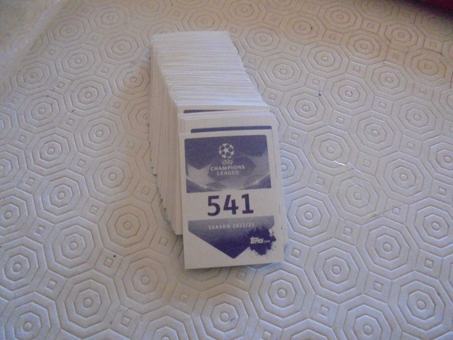 Lote de 126 cromos Topps Champions League 2022-23