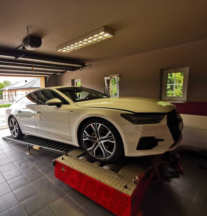 Chiptuning Taycan Etron Hamownia 4WD DPF EGR ADBLUE SCR Lambda NOX