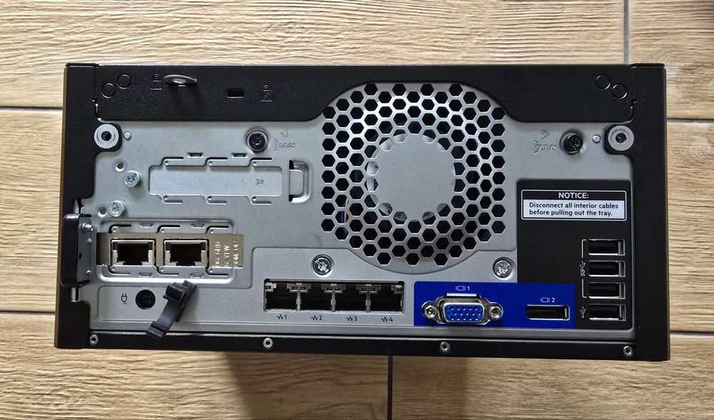 HP ProLiant MicroServer Gen10 Plus V2 - Xeon E2314, 64GB RAM 10 Гбіт/с