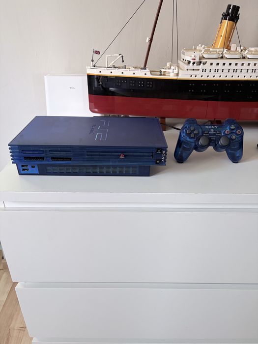 Sprzedam playstation 2 ocean blue