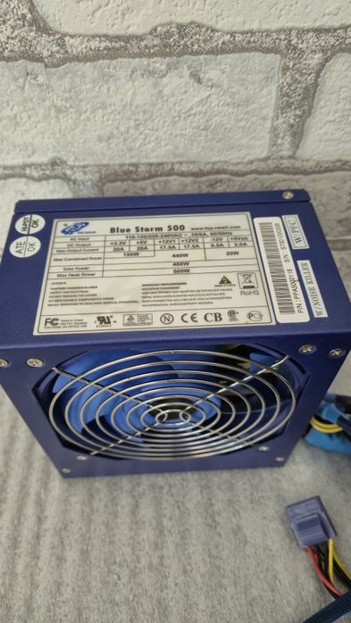 Блок живлення FSP Blue Storm 500w, ATX GPU 6pin