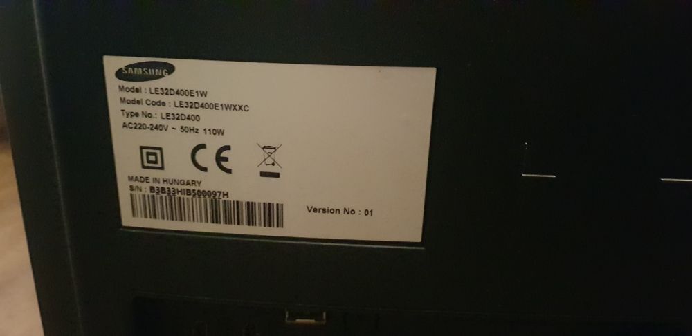 Televisão Samsung para peças ou reparação