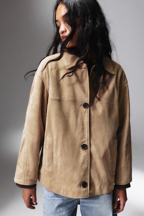 Куртка зі 100%-ї натуральної замшевої шкіри