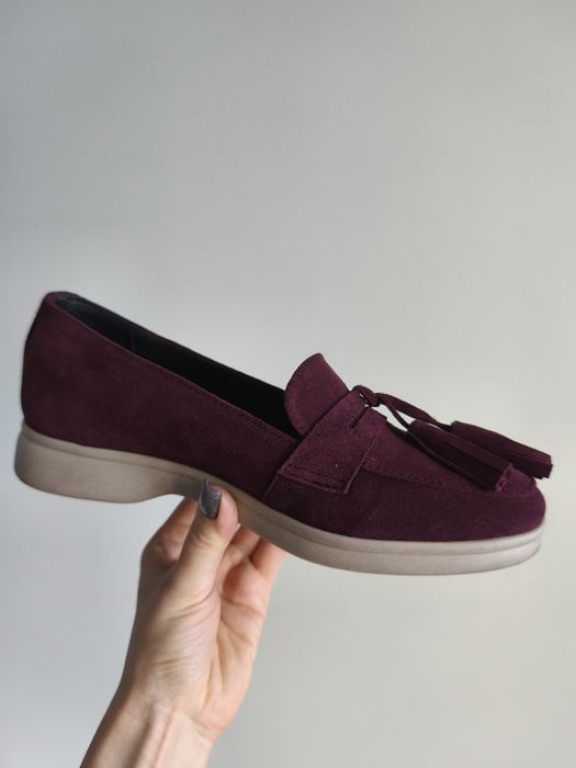 Лофери з натуральної замші