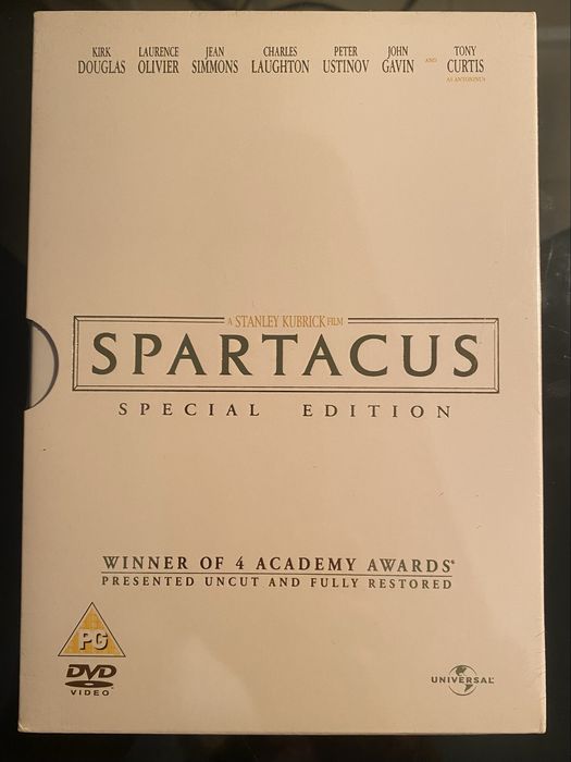DVD Original Spartacus edicao UK 2 discos Stanley Kubrick