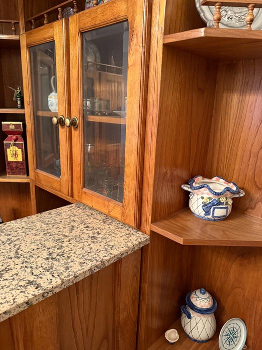 Bar de sala em madeira