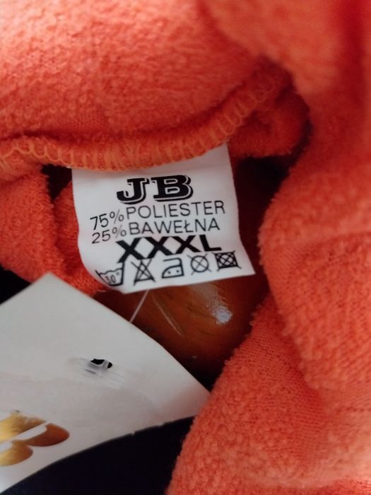Szlafrok damski 3xl nowy, koralowy