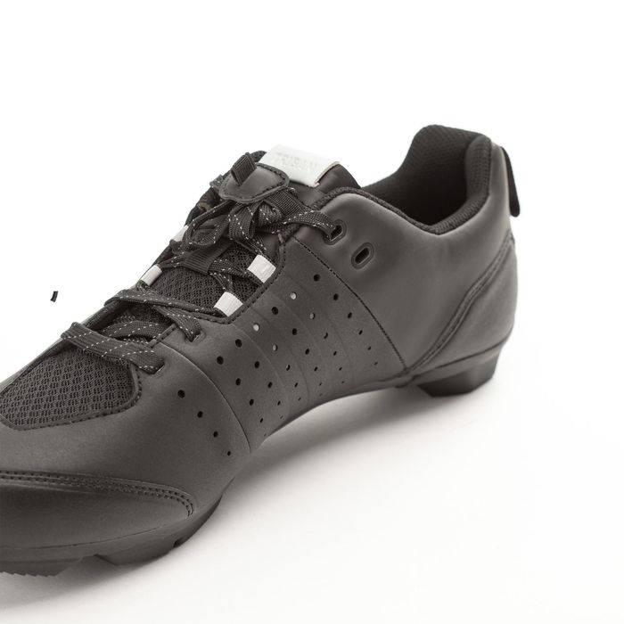 Calçado de Ciclismo com Atacadores SPD GRVL 500 Preto
