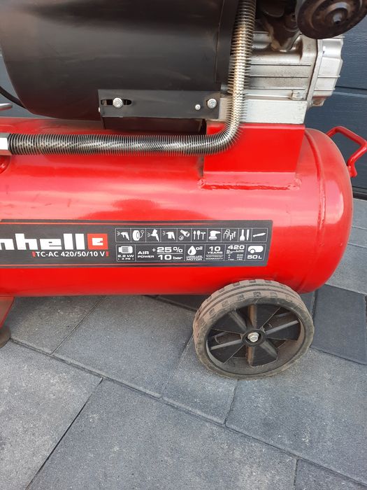 Kompresor Sprężarka Einhell 50l dwutłokowy