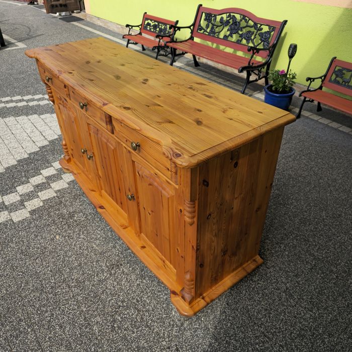 Komoda sosnowa lite drewno drewno