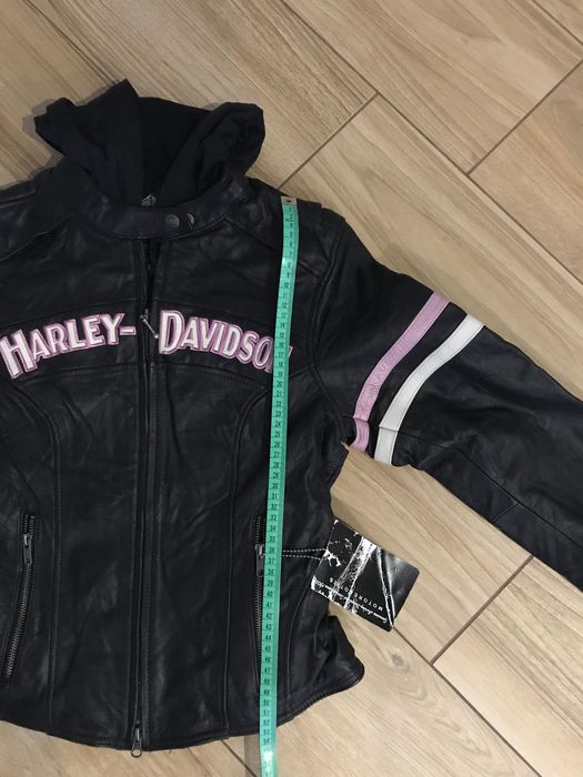 Skórzana damska kurtka Harley Davidson Pink 3in1 M S XS