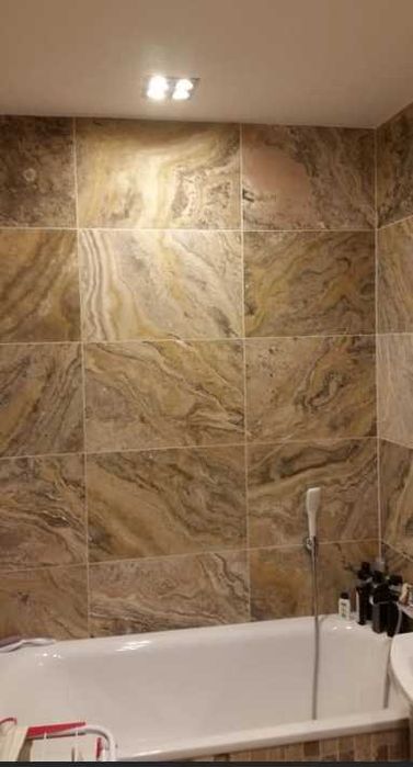 Trawertyn, komplet rzymski, płytki, stopnie, podłoga, ściana, taras