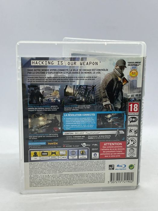 Watch Dogs PS3 Po Angielsku Kompletna