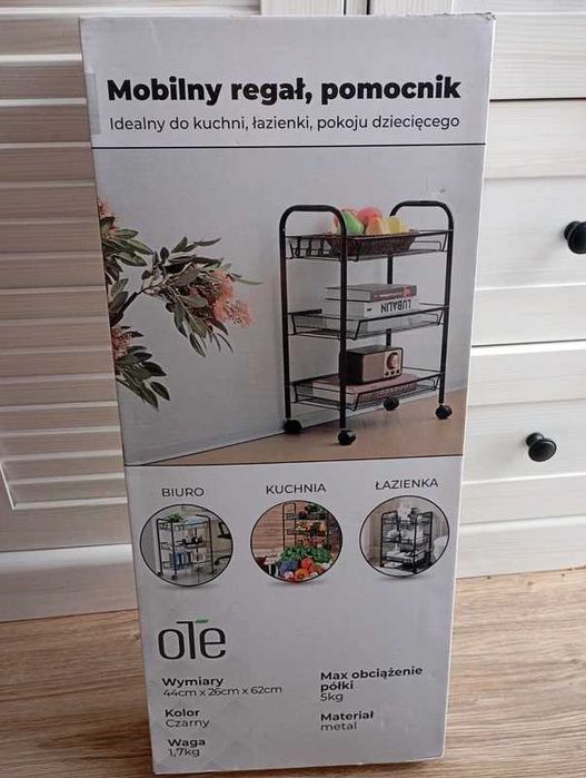 Nowy mobilny regał, pomocnik