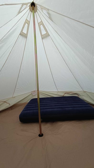 Tenda Glamping impermeável de 4m em óptimo estado