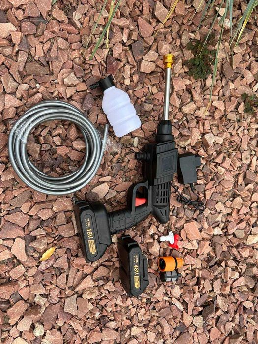 ‼️ Аккумуляторная мини мойка 2️⃣акб Минимойка безпроводная. Міні мийка