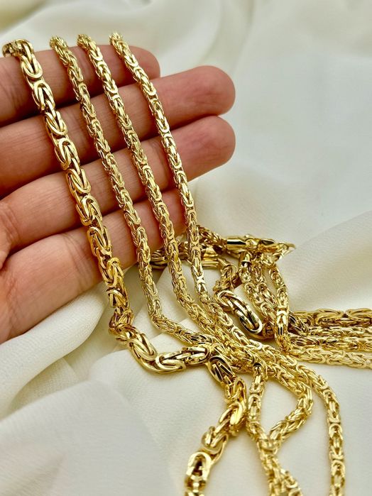 ZŁOTY - KRÓLEWSKI - 585 - Łańcuszek złoty - WWA