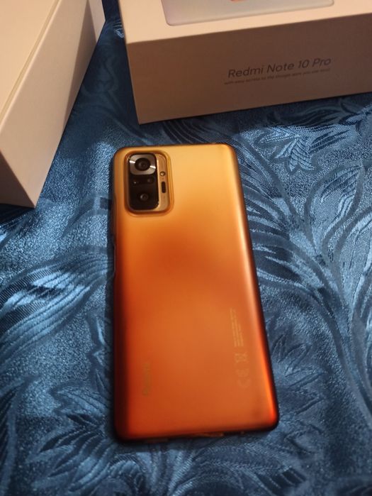 Мобильный телефон Xiaomi Redmi Note 10 Pro 6/128GB Bronze,идеал.
