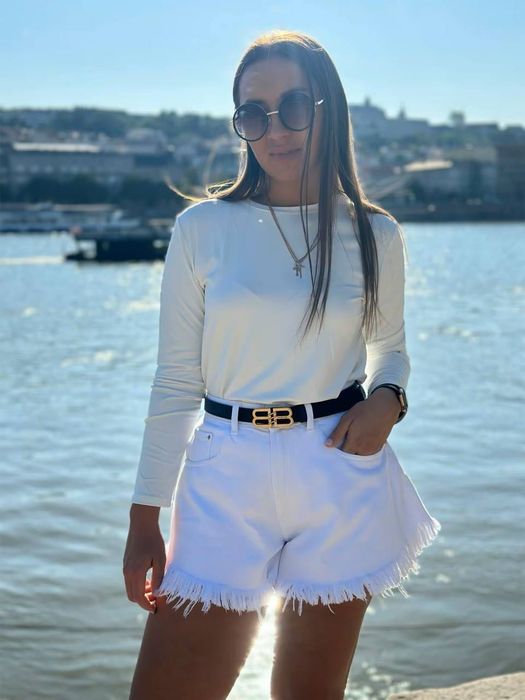 Джинсові шорти +топ С-М розмір