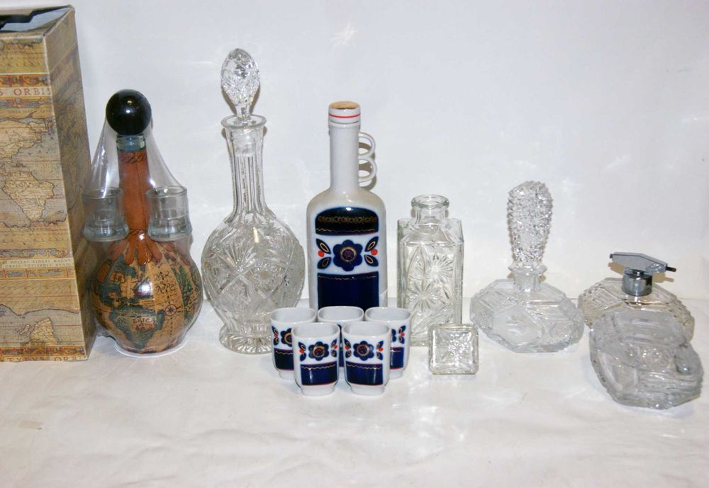 Графин СССР Графин хрустальный фарфоровый Штоф Флакон См ОПИСАНИЕ!